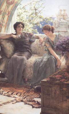 Alma-Tadema, Sir Lawrence Unwelcome Confidence (mk23) china oil painting image